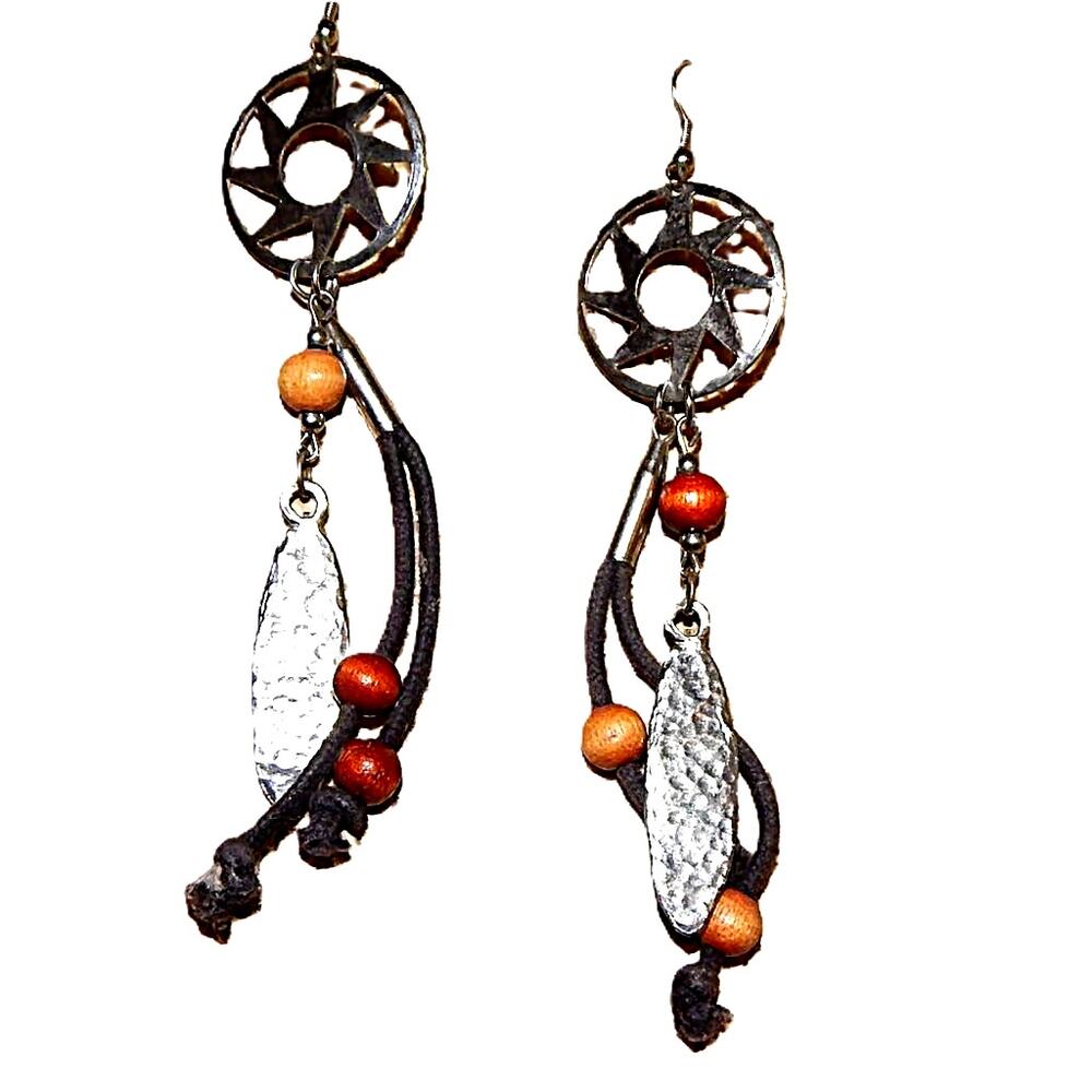 Rustic Western Swing BoHo Earrings